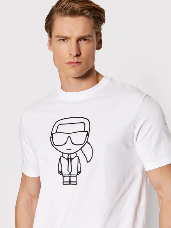 Karl Lagerfeld T Shirt 755405 521221 Blanc Regular Fit 1