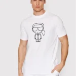 Karl Lagerfeld T Shirt 755405 521221 Blanc Regular Fit